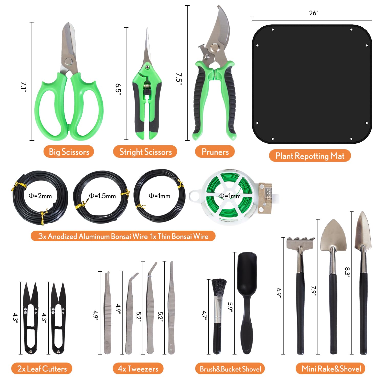 Inntop garden pruning shears deliver clean cuts for stems and branches.