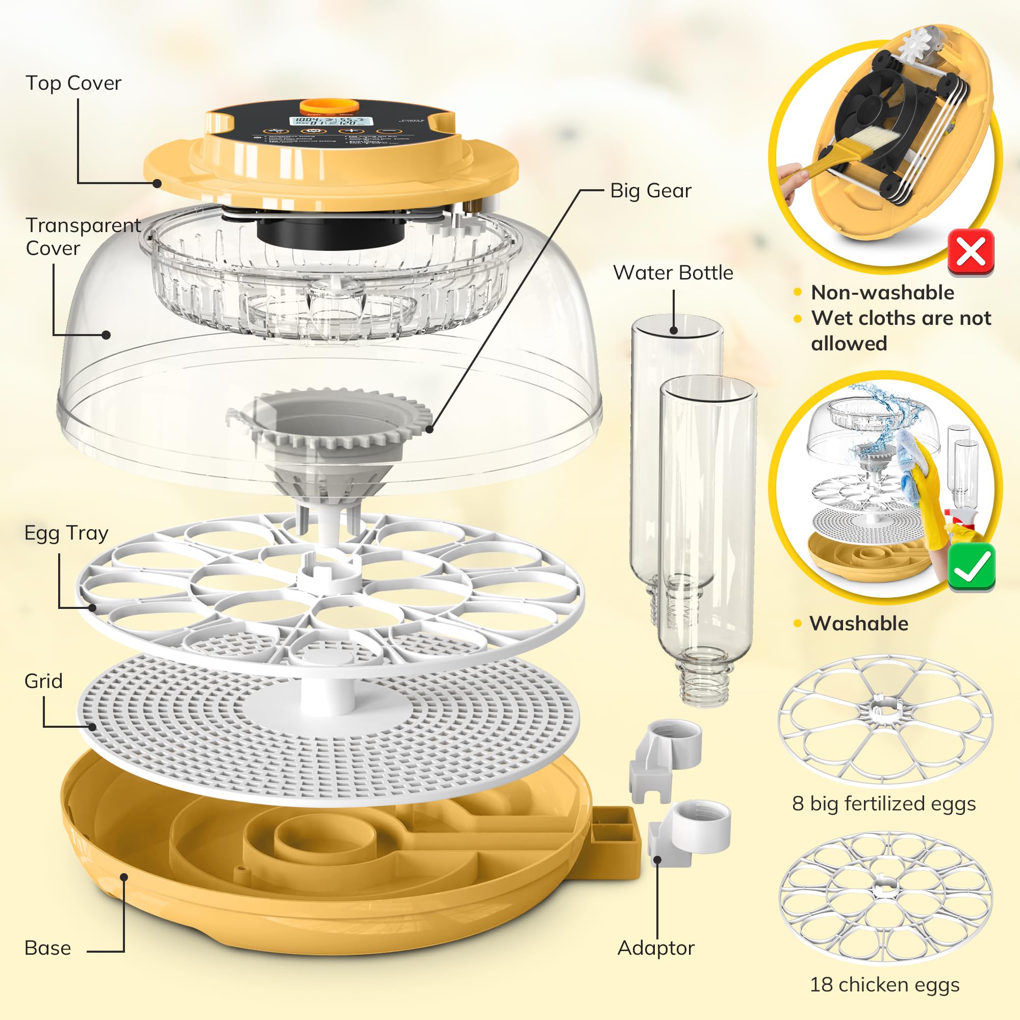Innvello auto turning incubator maintaining even development