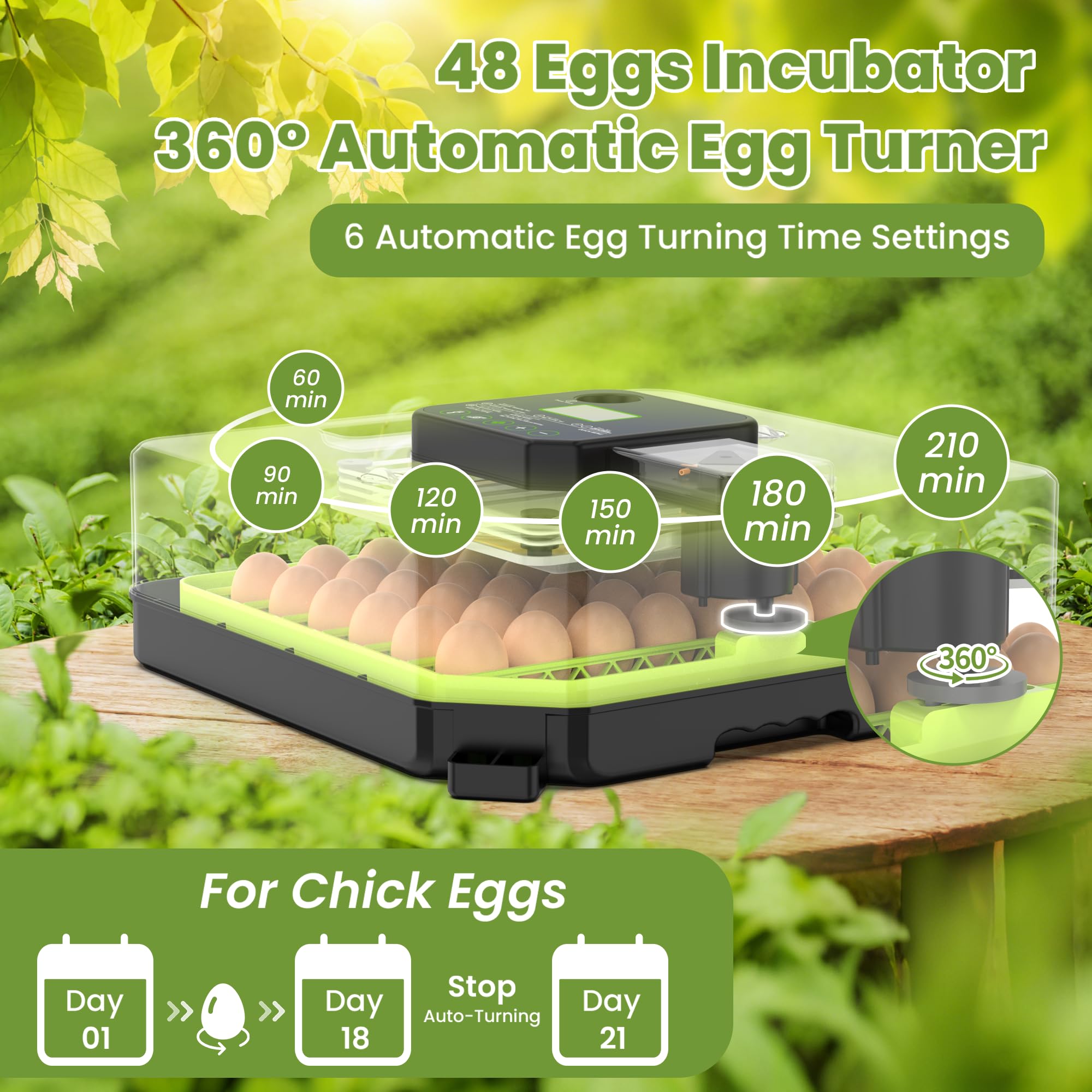 Innvello humidity control alarm ensures stable moisture levels for reliable hatch environments.