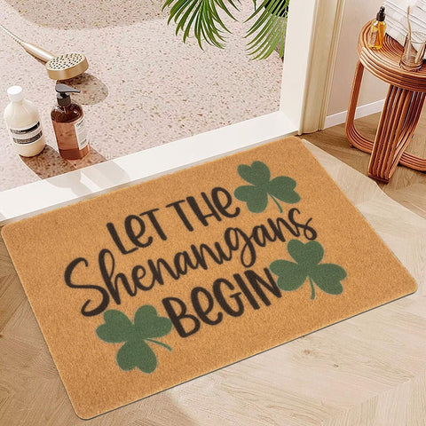 INOGIH 17x29 inch front door mat fits standard doors