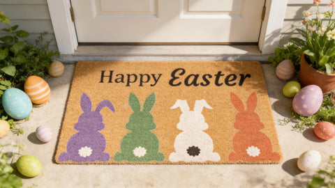 INOGIH Outdoor/Indoor mat offers easy cleaning and grip on floors.