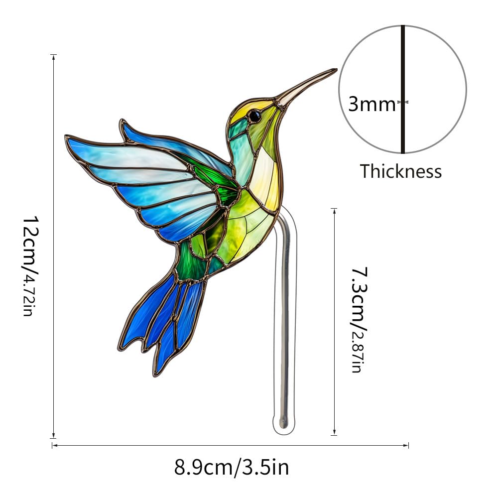 INOOMP bird flower pot hugger decor brightens planter displays outdoors.