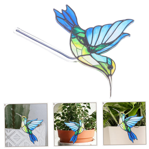 INOOMP bird statue planter adds garden charm to porches and patios.