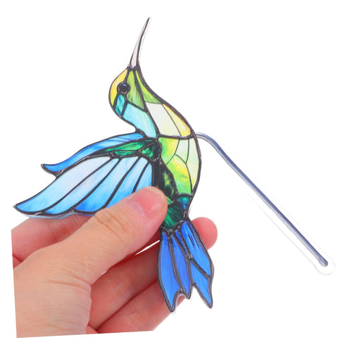 INOOMP desk shelf decor bird ornament elevates home office style.