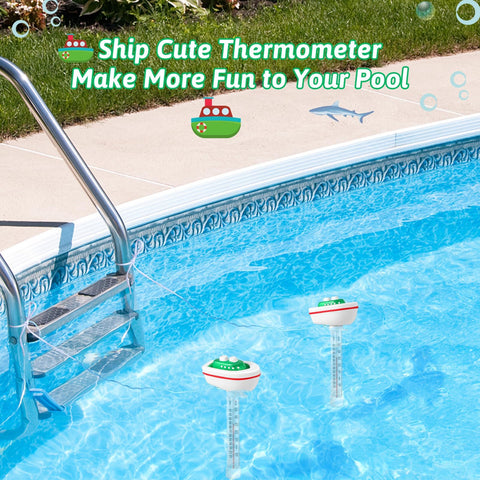Inpool thermometer ideal for ice baths and hot tubs for quick temp checks.