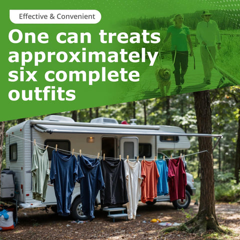 Insect Shield Premium Permethrin Spray wards off mosquitoes and ticks around outdoor furniture