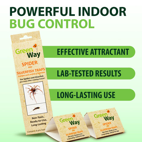 Insects Limited GreenWay trap placed in a wall corner for discreet, year-round protection.
