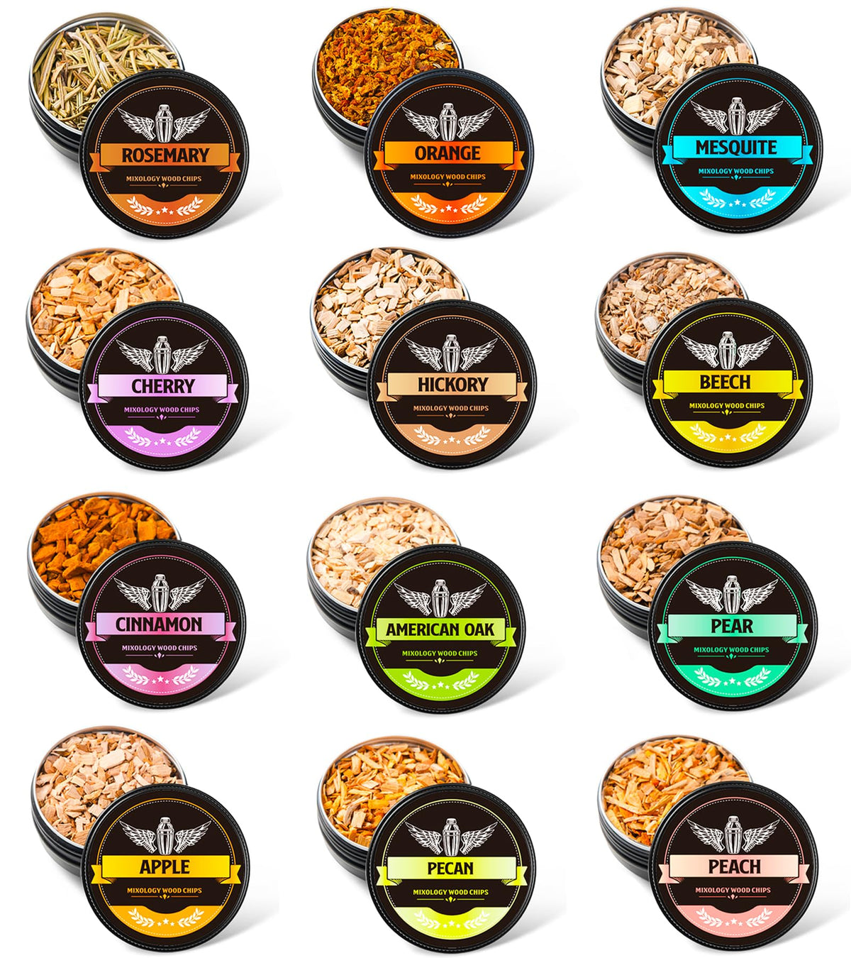 INSISART natural wood chips apple smoke for cocktails and smoked dishes