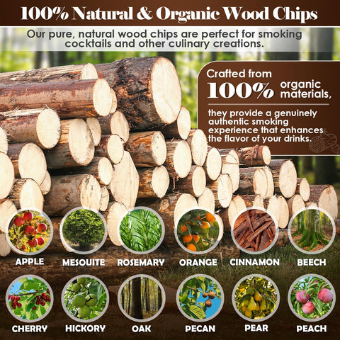 INSISART hickory wood chips for robust flavor in brisket and ribs