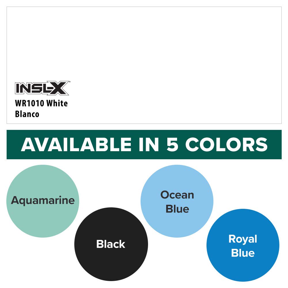 INSL-X pool paint can highlights easy coating on prepared surfaces.