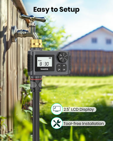 Included fittings ensure secure hose connections and leak prevention