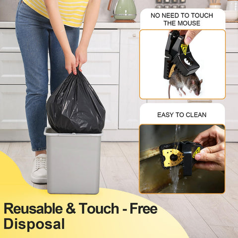 Insoma mouse trap indoor-outdoor versatility suitable for kitchen, garage, or garden