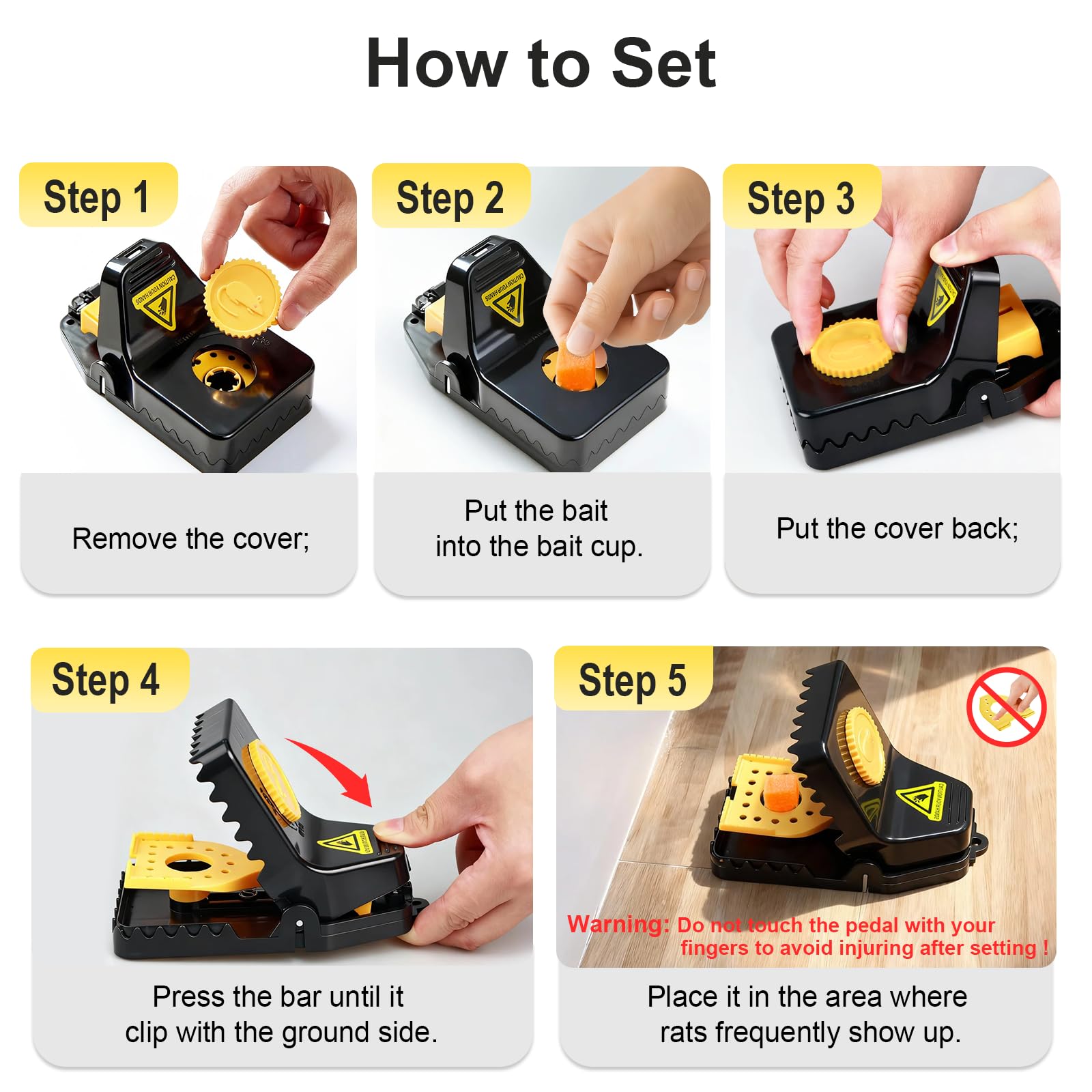 Insoma mouse trap six-pack provides convenient multi-room protection.