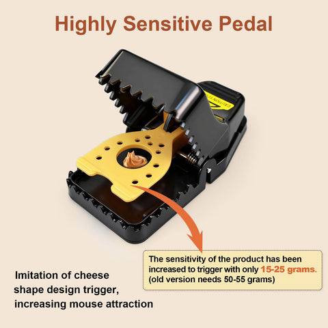 Insoma snap-action mousetrap demonstrates fast capture mechanism
