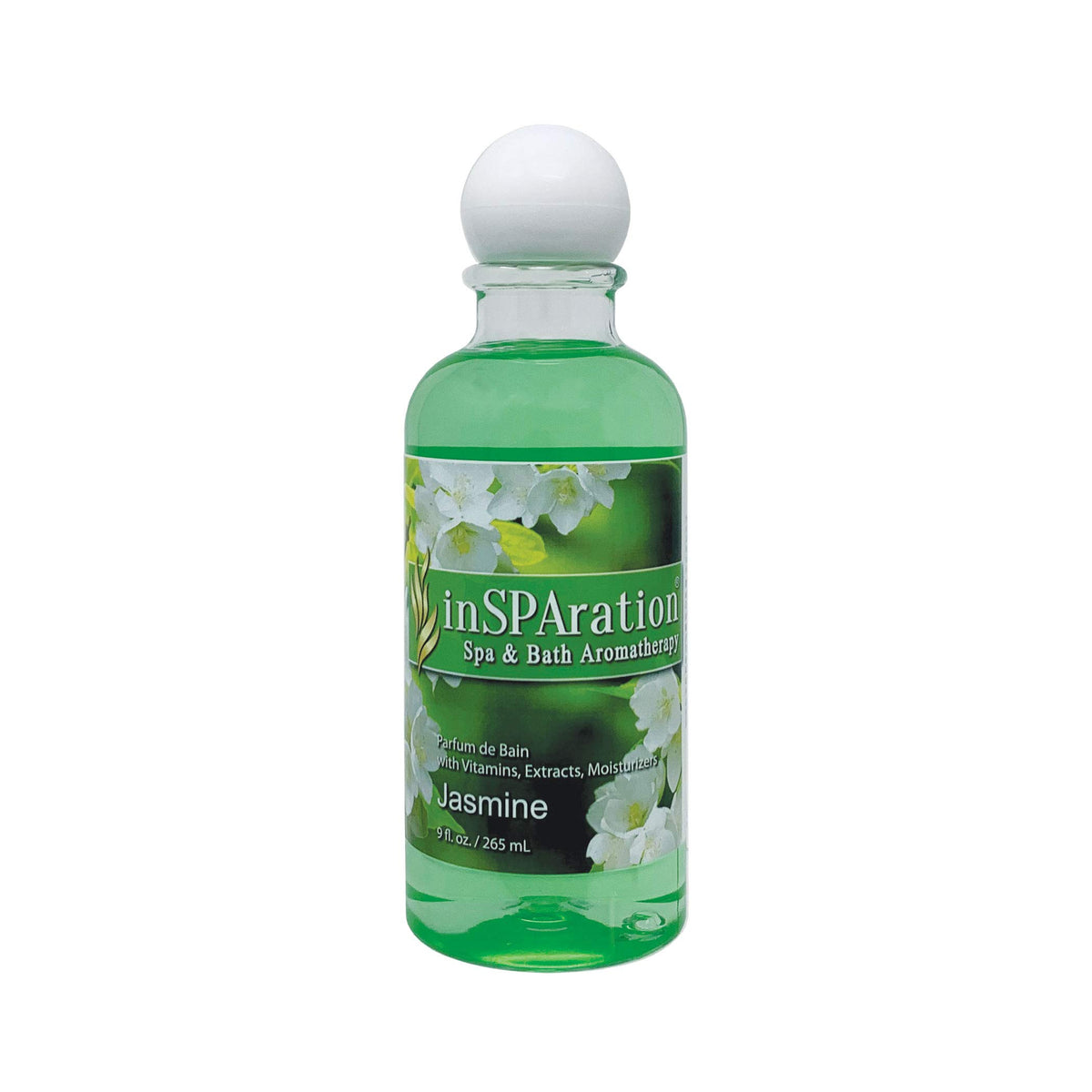 InSPAration Jasmine spa liquid bottle for relaxing spa aromatherapy