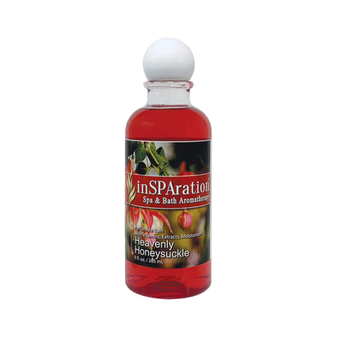InSPAration Heavenly Honeysuckle bottle for spa aromatherapy and soothing scent