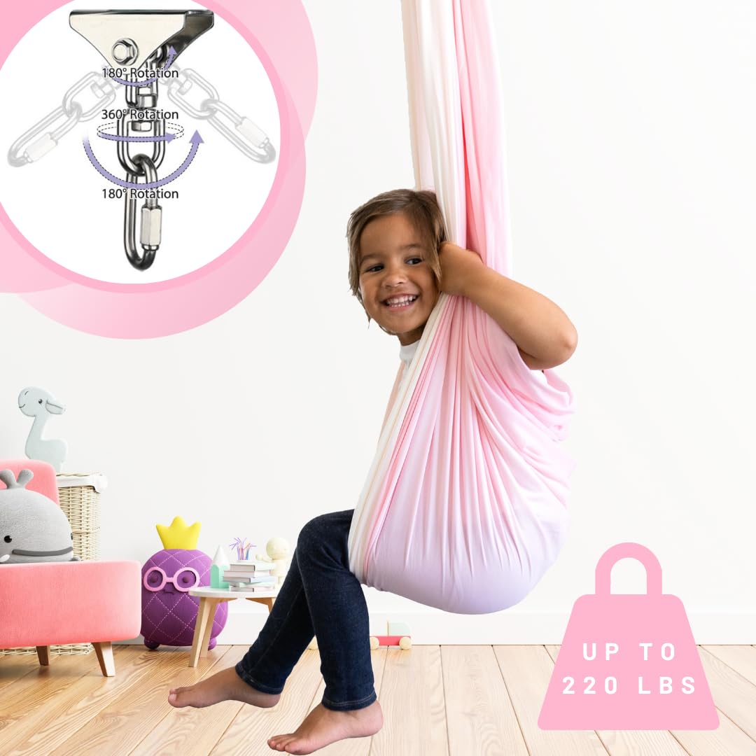 Inspire Innovations 360-degree mount swing allows gentle spins in any room.