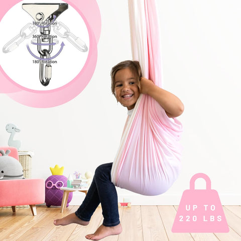 Inspire Innovations 360-degree mount swing allows gentle spins in any room.