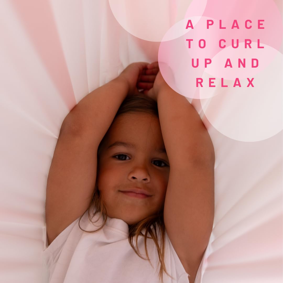 Inspire Innovations calming color palette enhances a serene play or relaxation area.