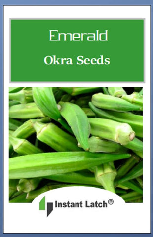 Instant Latch Emerald Okra pods harvest image—perfect for fresh, crisp home-cooked dishes