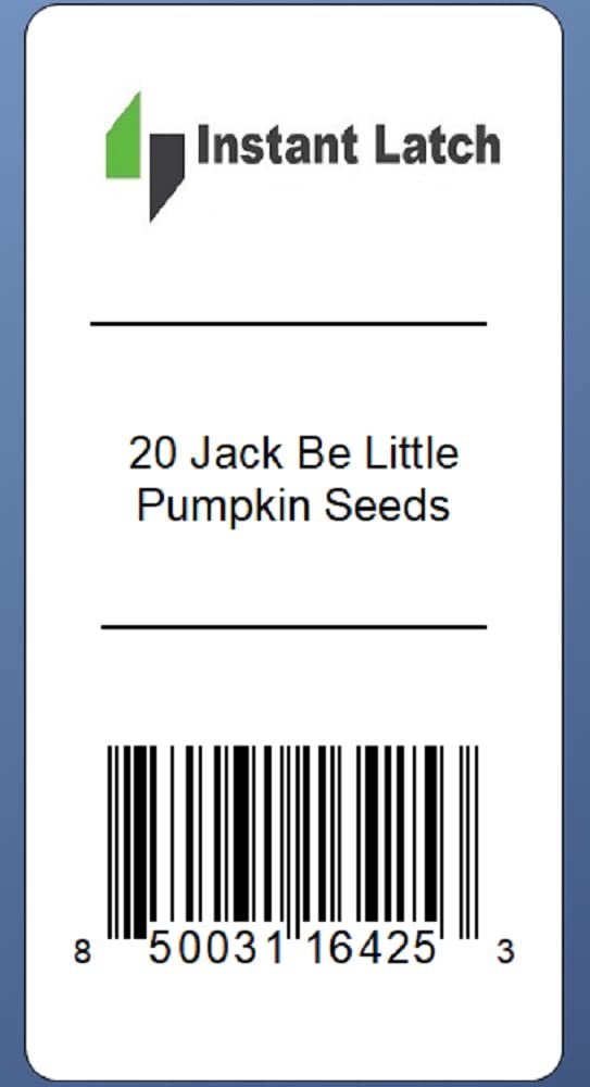 Instant Latch Jack Be Little seeds ready to plant in warm-season gardens