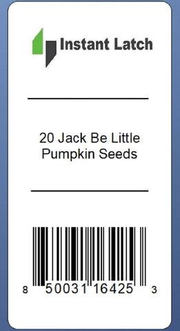 Instant Latch Jack Be Little seeds ready to plant in warm-season gardens