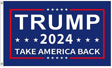Inteluck Trump 2024 flag 3x5ft hanging indoors or outdoors for bold display.