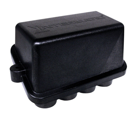 Intermatic PJB4175 junction box with four lights in black for outdoor pools