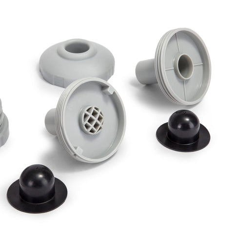 Intex 25022E strainer connectors 1.25-inch improve compatibility with standard fittings.