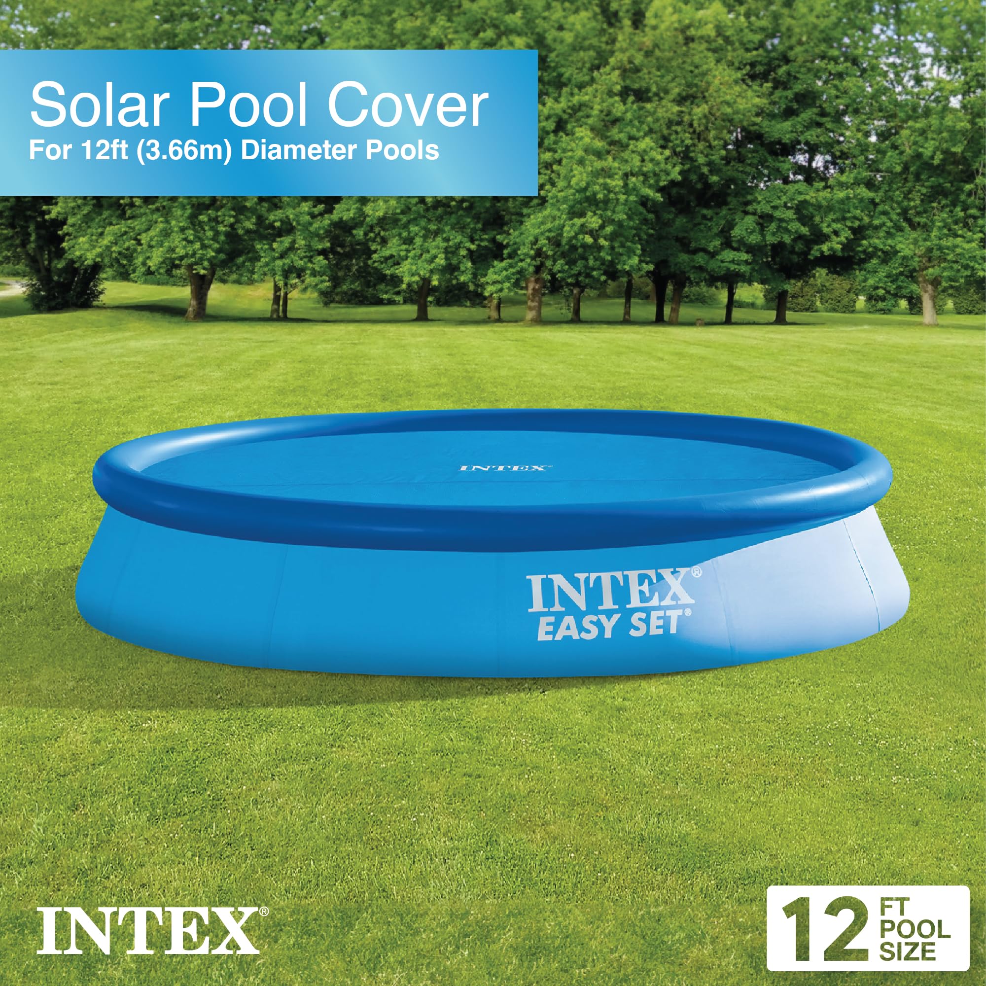 Intex 28012E cover protecting debris to keep water cleaner