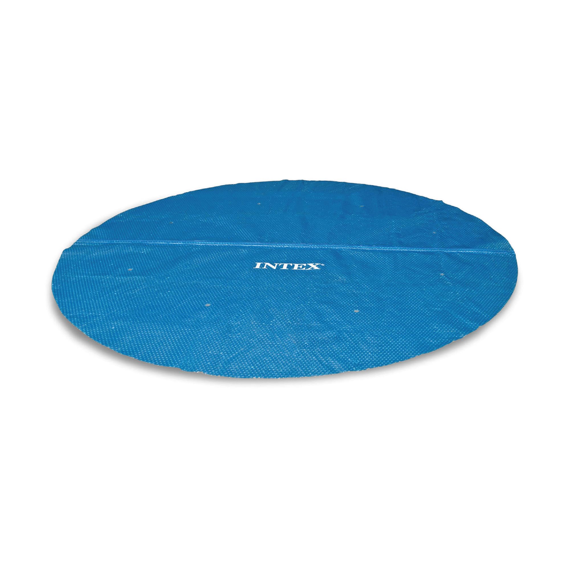 Intex 28012E solar cover showing bubble heat transfer warming 12 ft pools