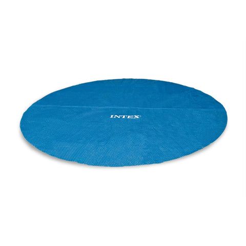 Intex 28012E sun heat absorption for warm pool mornings