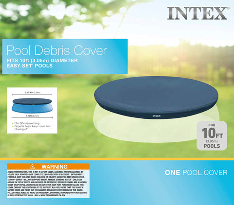 Intex 28021E 12in overhang ensures a snug fit and durability