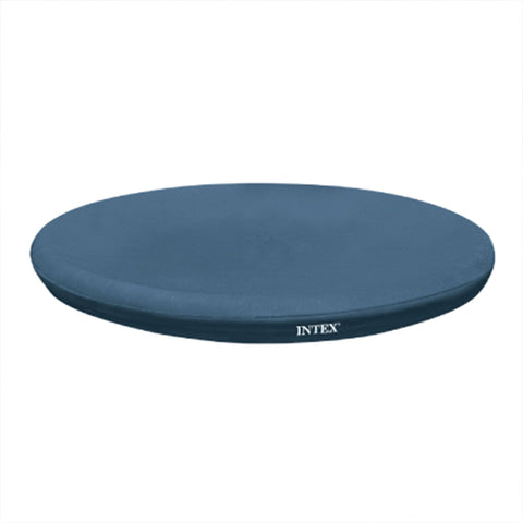 Intex 28021E pool cover over a 10ft round Easy Set pool for debris protection