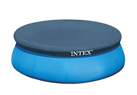 Intex 28021E pool cover for 10ft round pools with overhang protects from debris