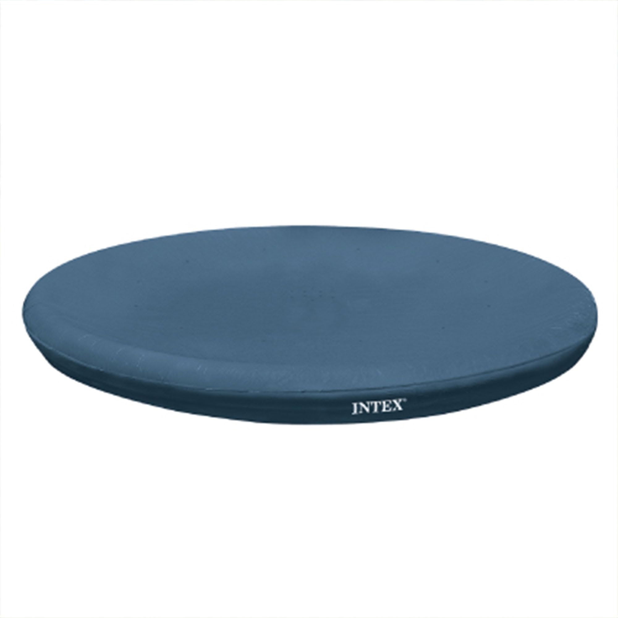 Intex 28026E debris cover front view shows sturdy UV shield blocking leaves out
