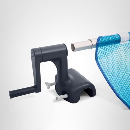 In use with pool cover reel from Intex 28051E showing smooth rolling action