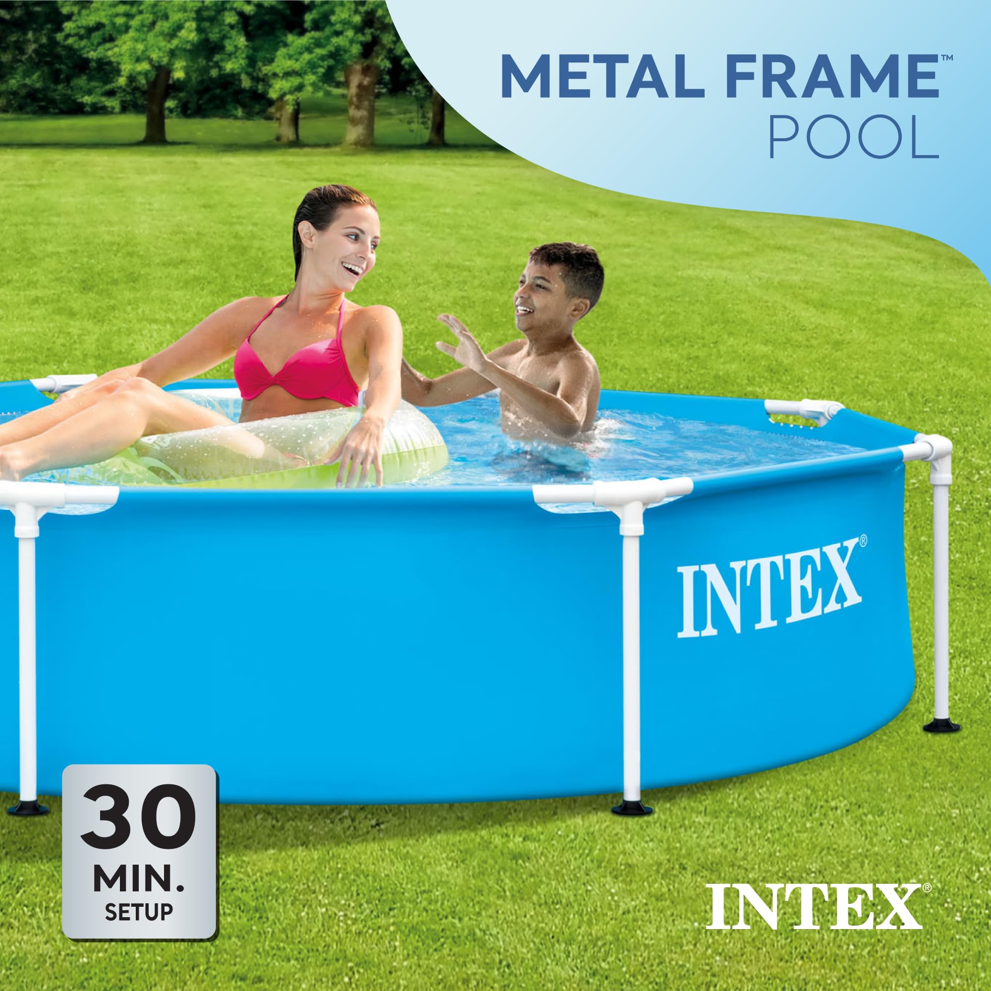 Intex 28205EH T-Joint design enables easy, tool-free assembly