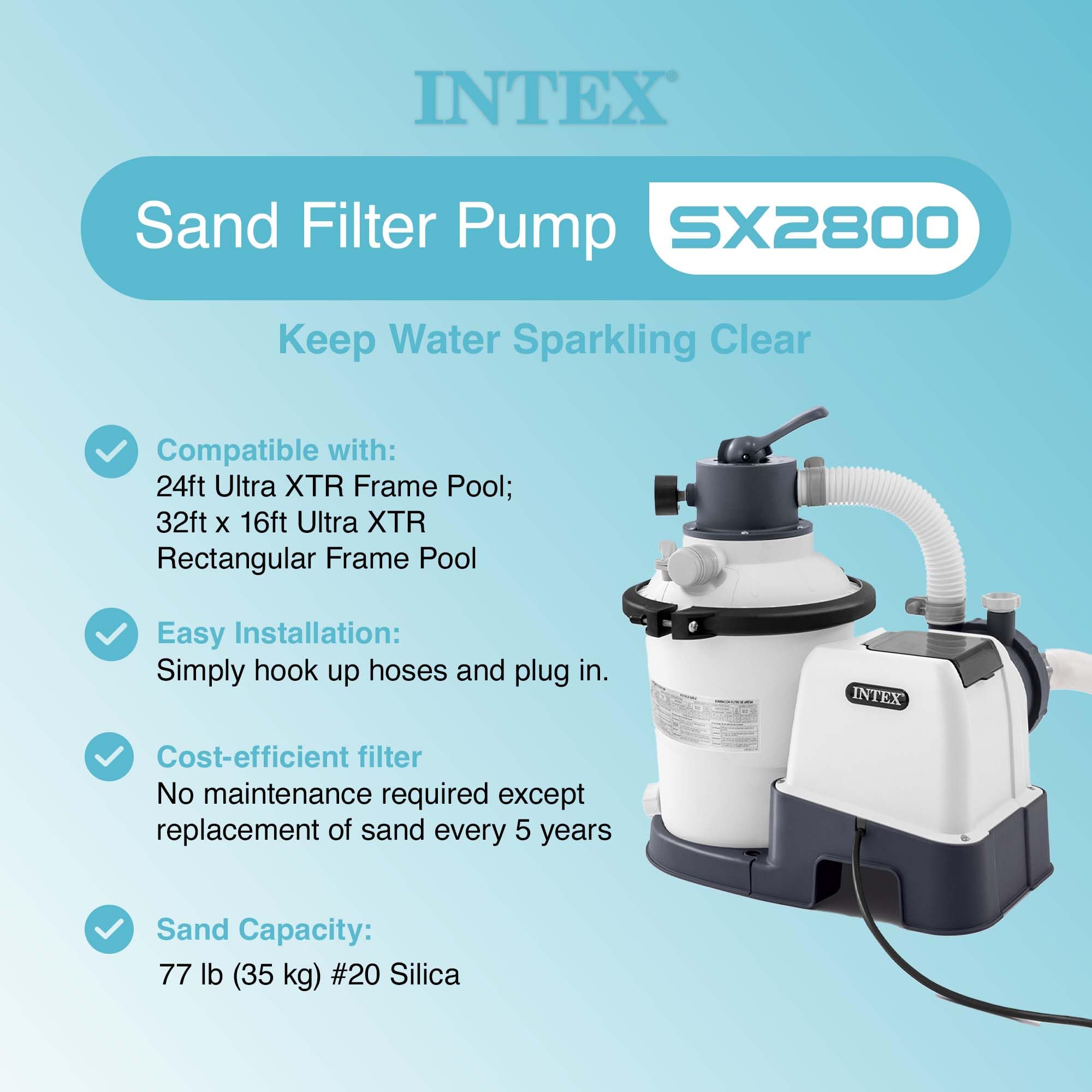 Intex six-function valve illustrating versatile filtration options