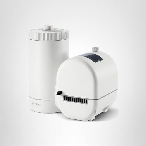 Intex C2500 Krystal Clear water flow in action suggesting clearer, refreshing water