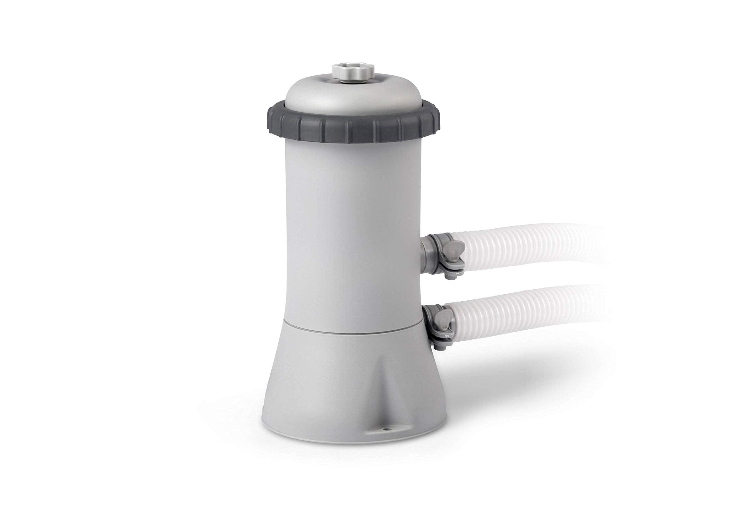 Intex C530 Krystal Clear pump outdoors with pool setup showcasing versatility