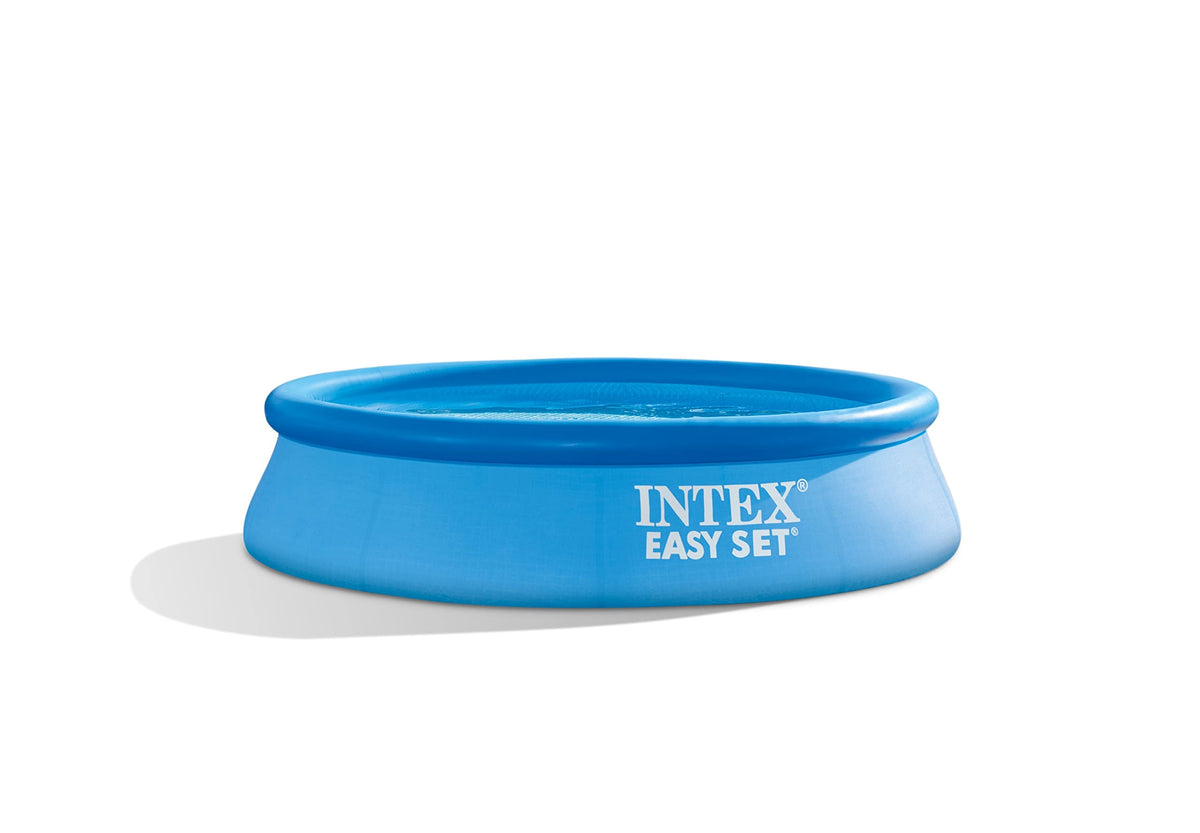 Intex Easy Set 8ft pool top ring enables fast, simple setup.