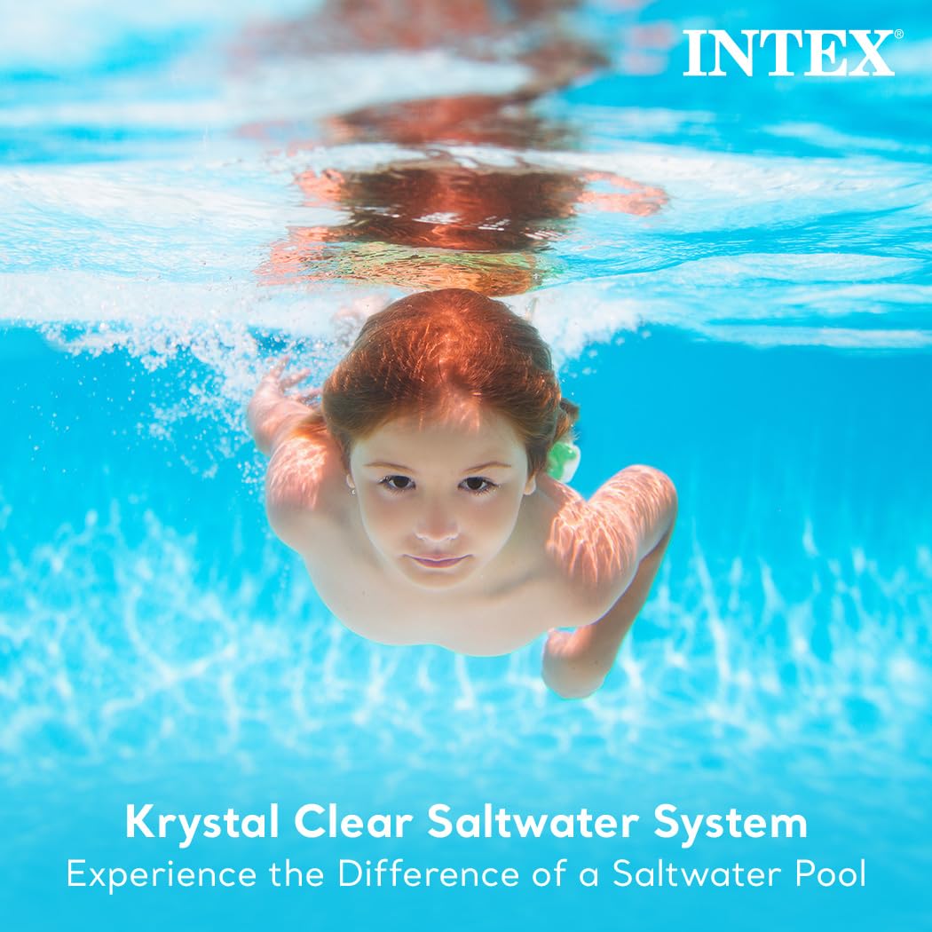 Intex Krystal Clear reduces chemical use while maintaining comfortable water.
