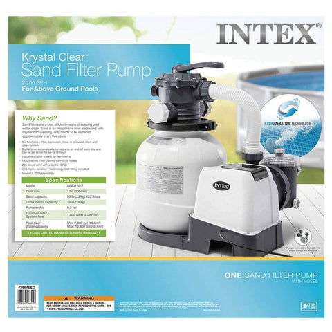 Intex Krystal Clear sand filter pump timer dial ready for scheduling