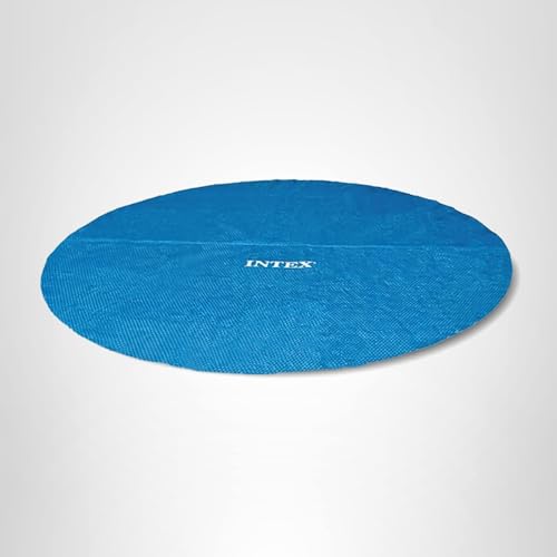 INTEX 28013E Solar Pool Cover fits 15ft round Easy Set and Metal Frame pools.