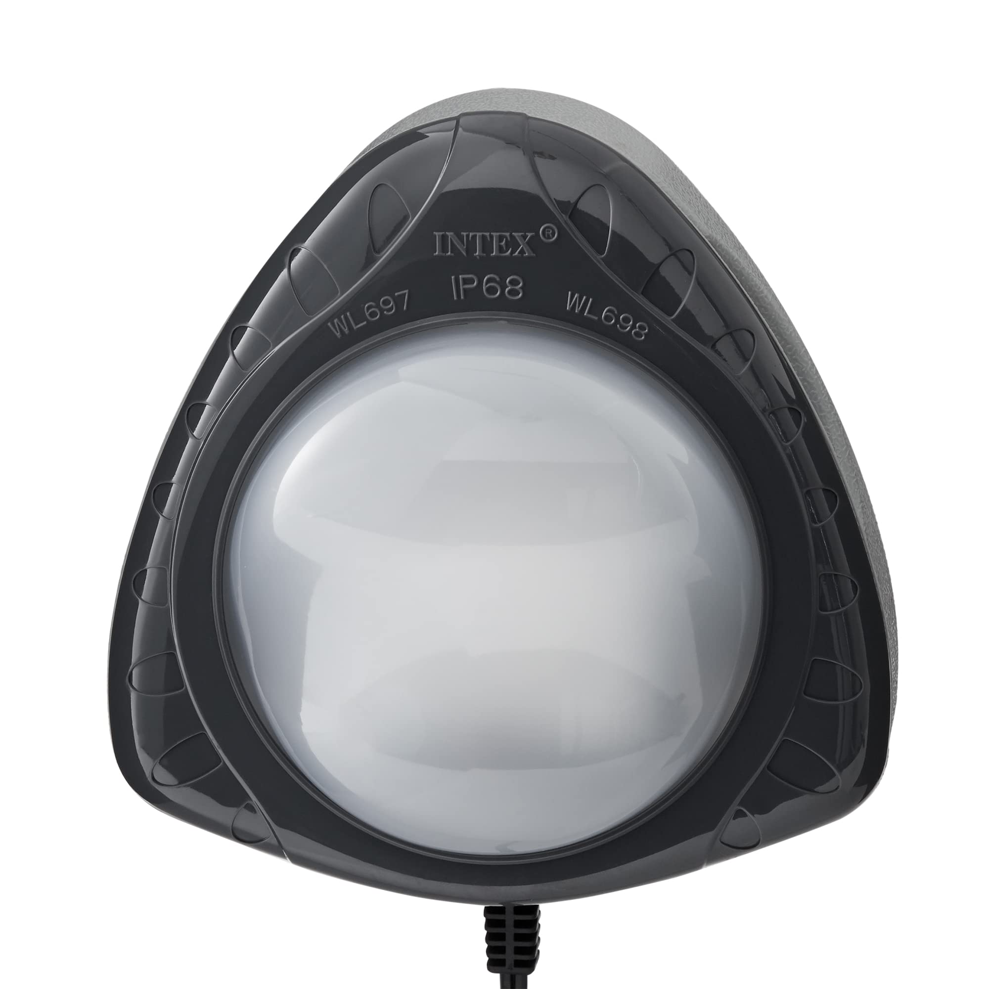 Intex light ideal for pools up to 24 feet for scalable lighting.