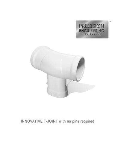 Intex Prism Frame water-fill progress highlighting fast, clean installation.