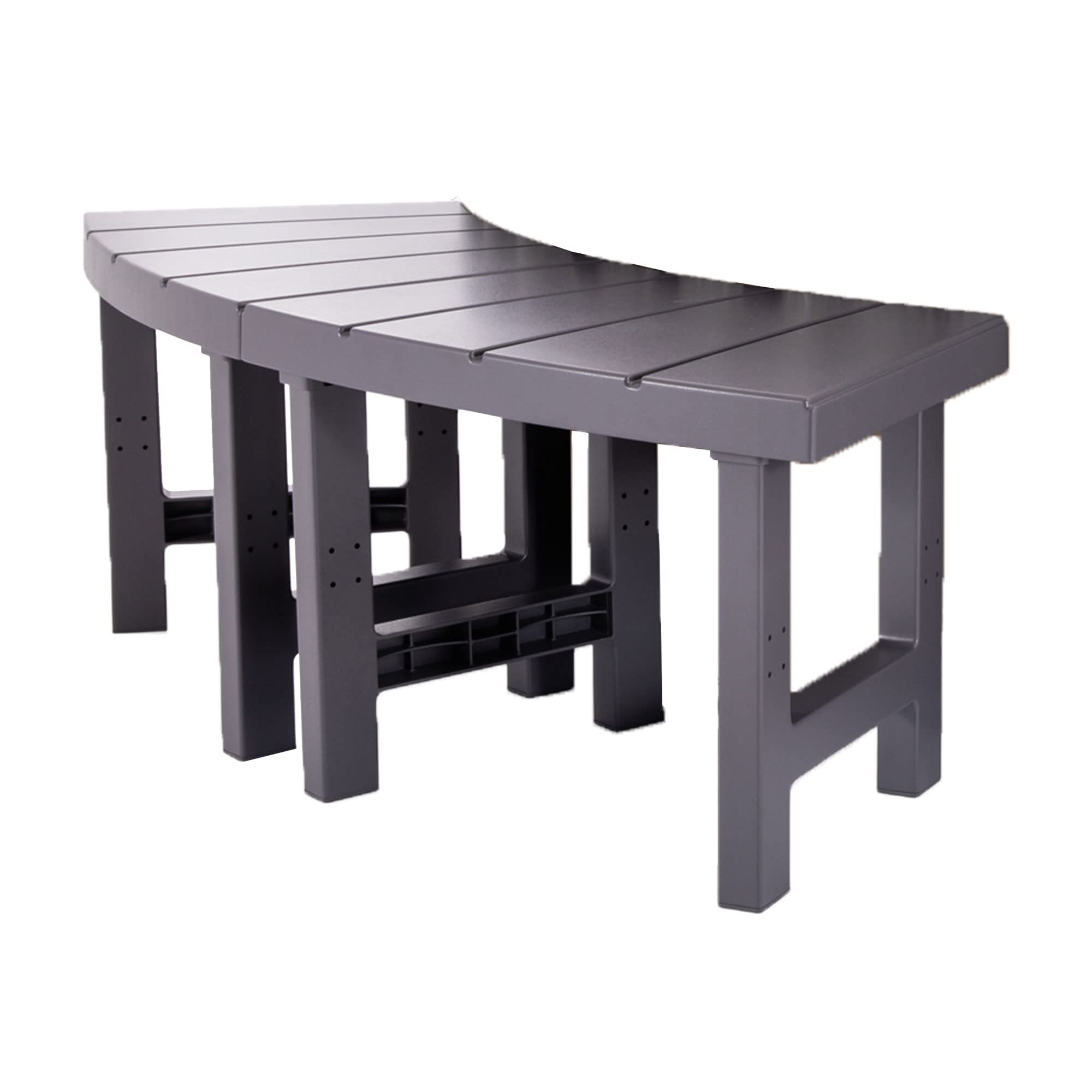 Intex PureSpa benches side view with two-seat setup for extra seating