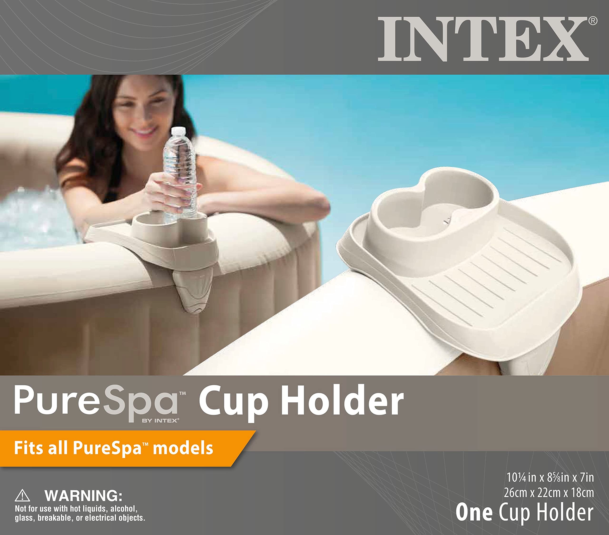 Tan finish blends with most spa interiors for a cohesive look.