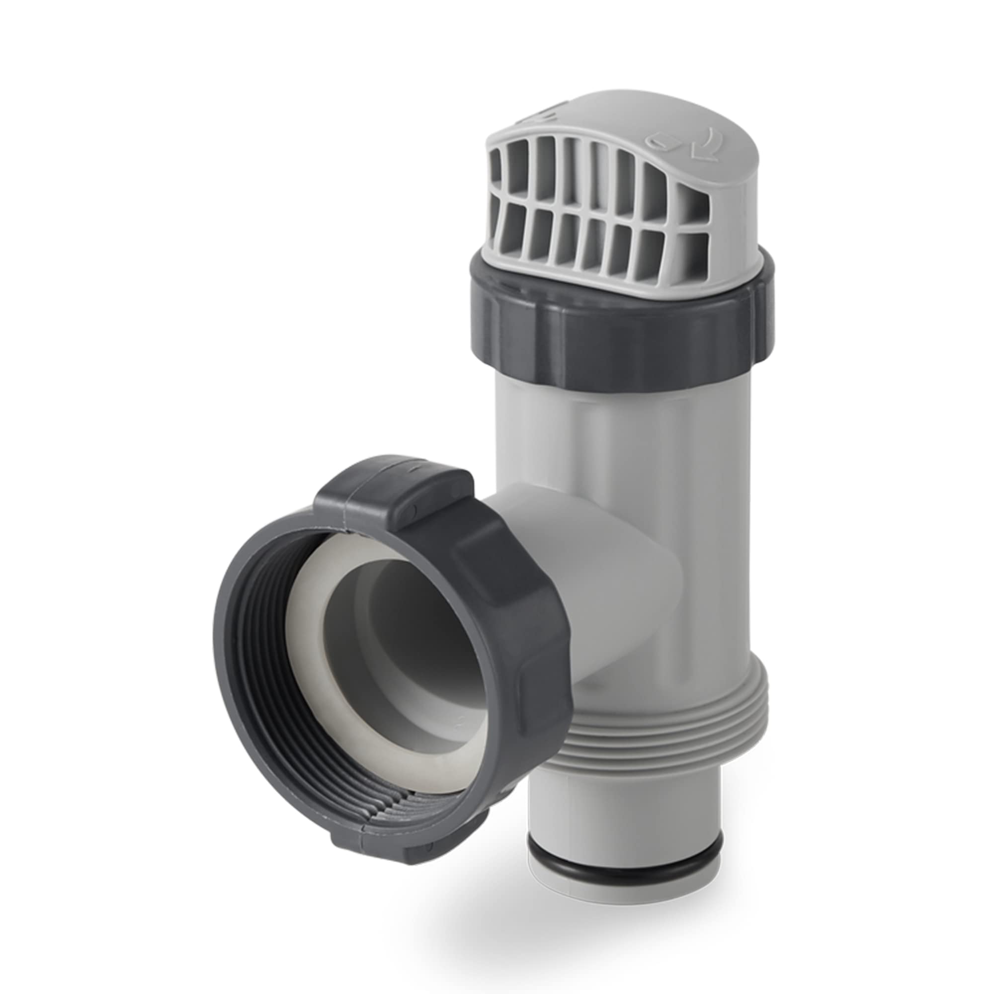 Intex strainer connector 11070 provides reliable 1.25-inch hose fittings.